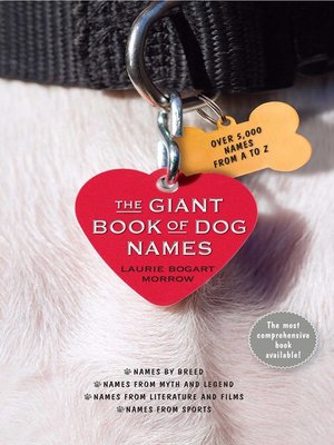 cover image of The Giant Book of Dog Names